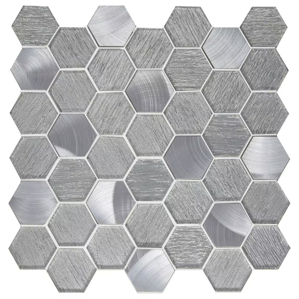 Emser Glitz Glory 12" x 12" Glass Mosaic Sheet