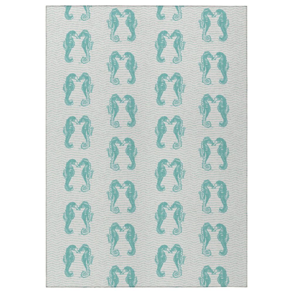 Dalyn Rug Company Seabreeze SZ15 2'3" x 7'6" Teal Runner