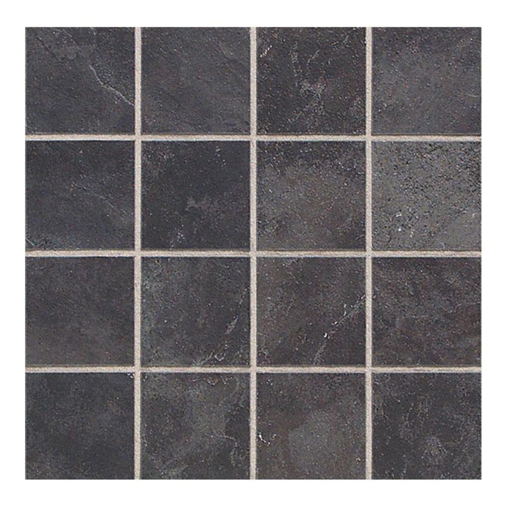 Dal-Tile Continental Slate Asian Black 12" x 24" Porcelain Mosaic Sheet
