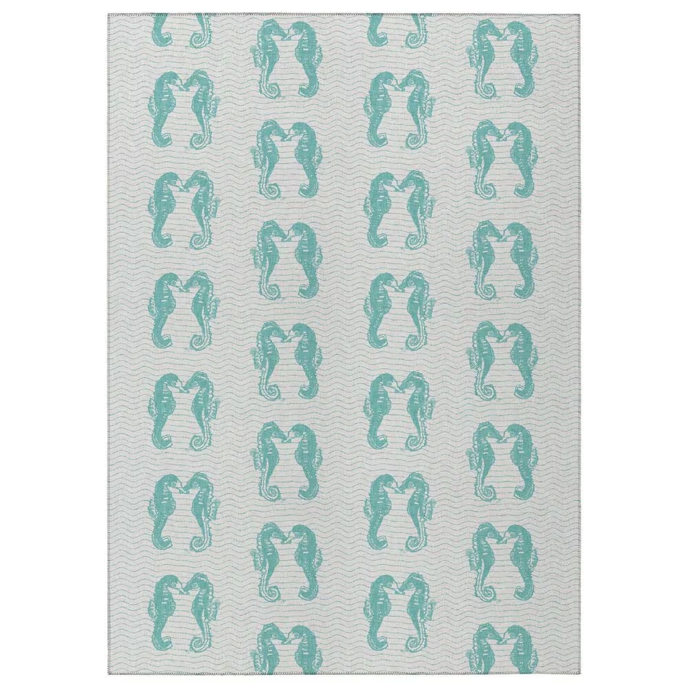 Dalyn Rug Company Seabreeze SZ15 5' x 7'6" Teal Area Rug