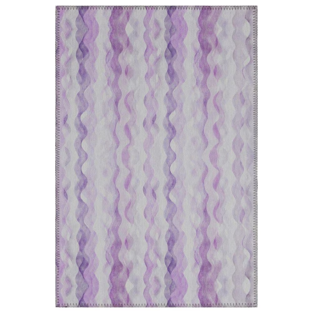 Dalyn Rug Company Seabreeze Chevron 1'8" x 2'6" Violet Area Rug