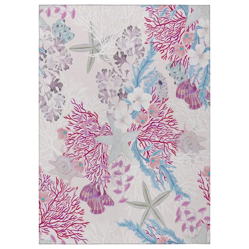 Dalyn Rug Company Seabreeze 2'6" x 3'10" Blush Indoor/Outdoor Area Rug