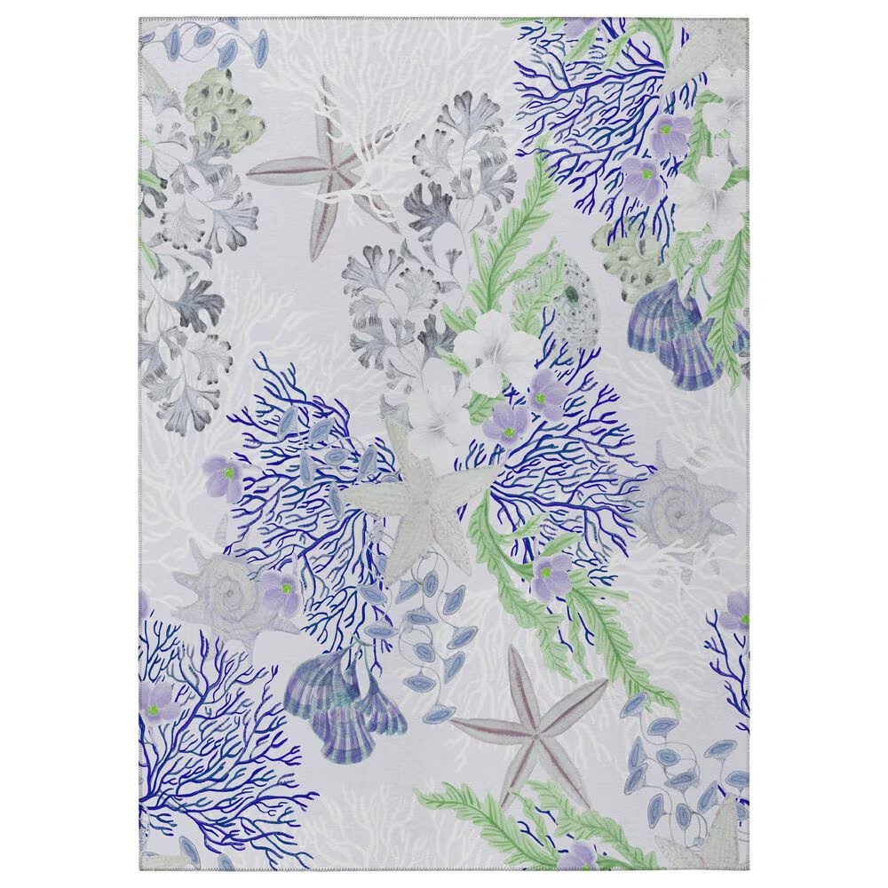 Dalyn Rug Company Seabreeze 2'6" x 3'10" Lavender Indoor/Outdoor Area Rug