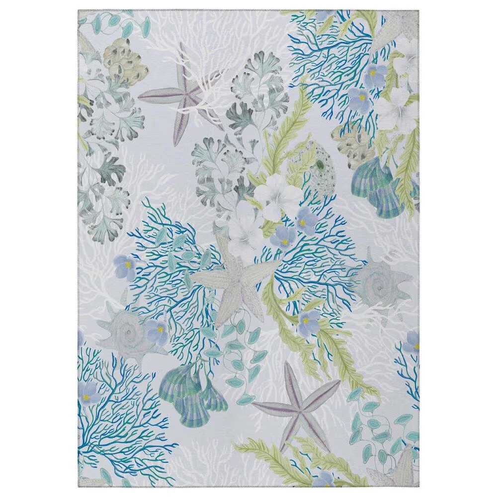 Dalyn Rug Company Seabreeze 9' x 12' Silver Indoor/Outdoor Area Rug