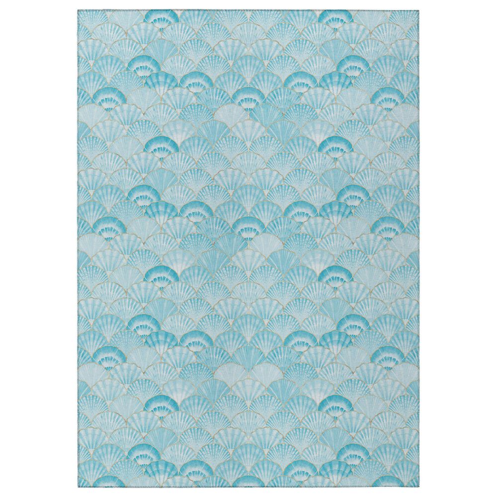 Dalyn Rug Company Seabreeze SZ2 8' Round Teal Area Rug