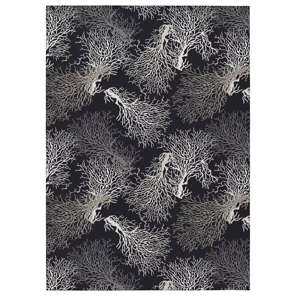 Dalyn Rug Company Seabreeze SZ3 2'3" x 7'6" Black Runner