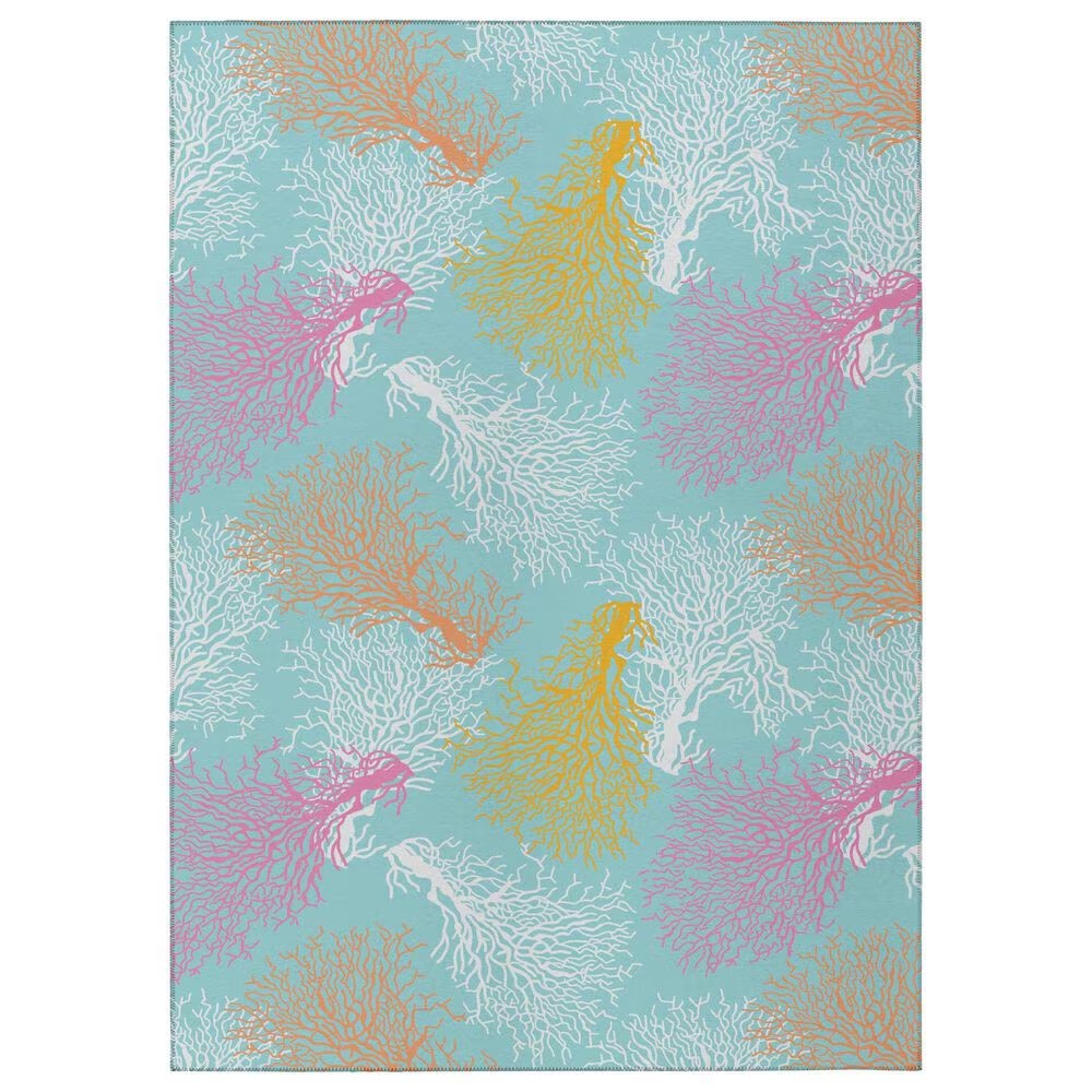 Dalyn Rug Company Seabreeze SZ3 8' Round Teal Area Rug