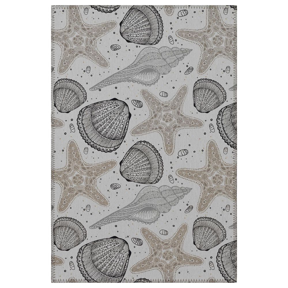 Dalyn Rug Company Seabreeze SZ4 1'8" x 2'6" Silver Area Rug