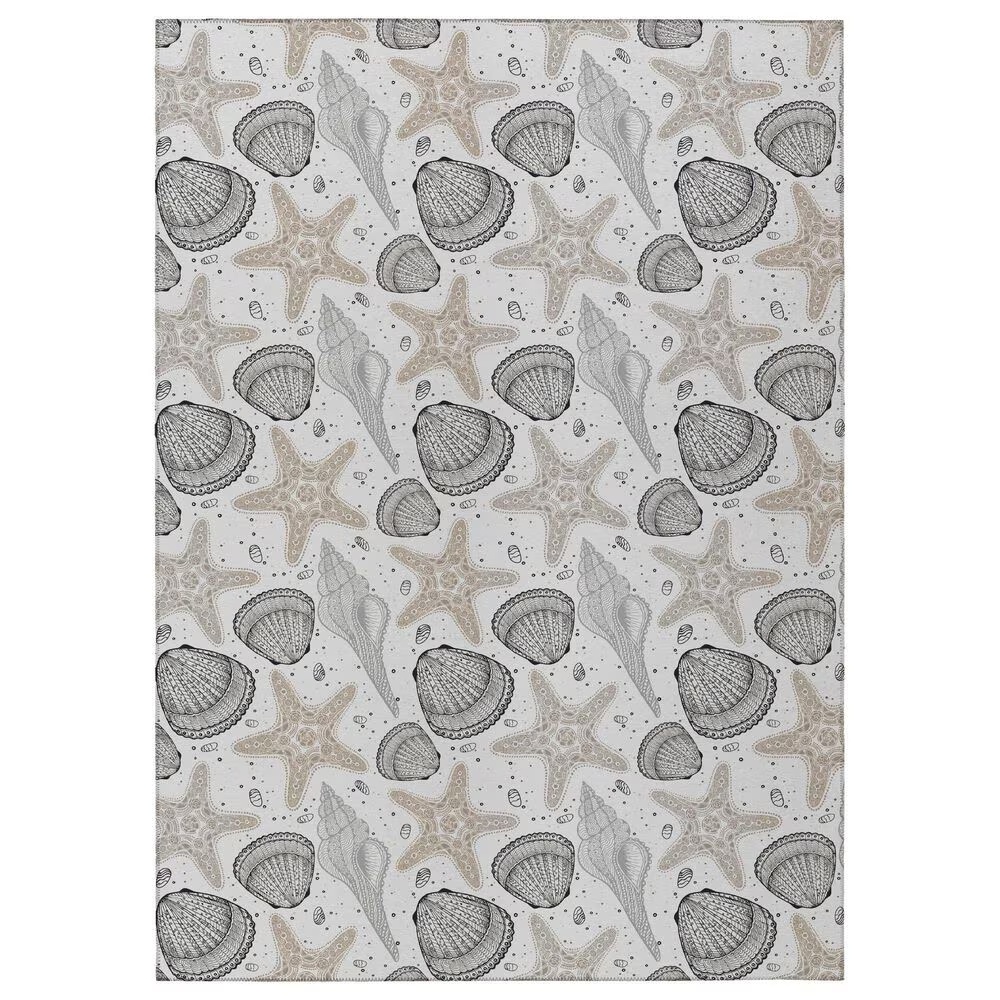Dalyn Rug Company Seabreeze SZ4 8' Round Silver Area Rug