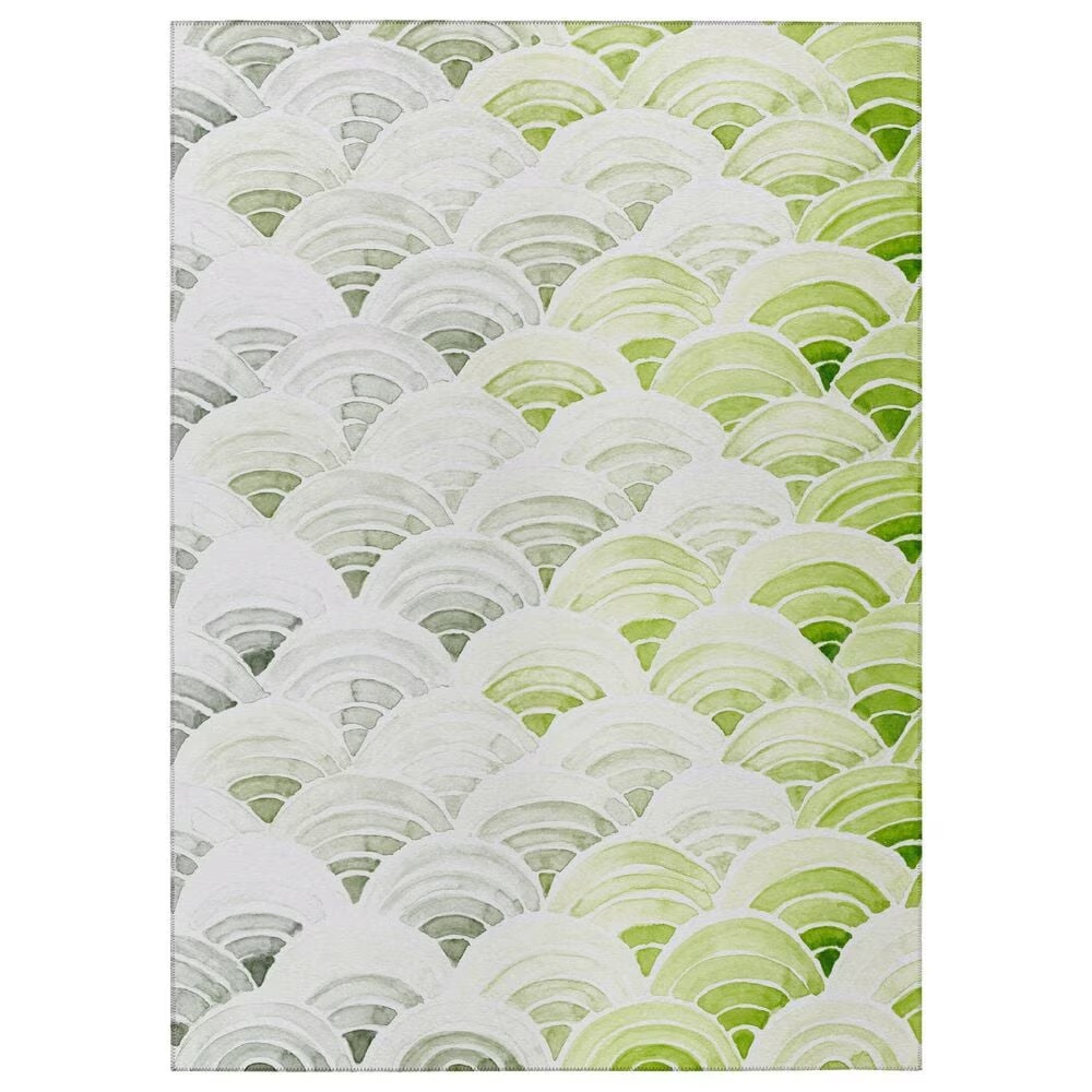 Dalyn Rug Company Seabreeze Geometric 9' x 12' Lime-in Area Rug