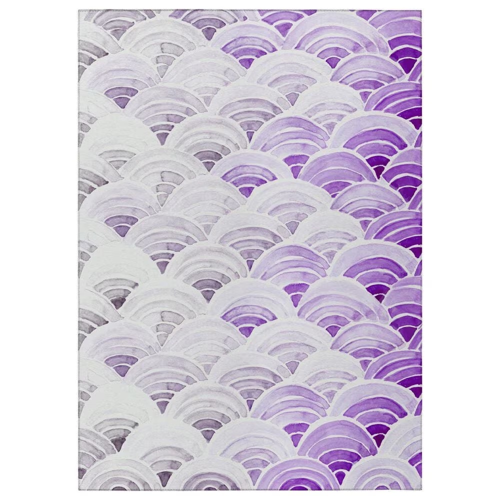 Dalyn Rug Company Seabreeze Geometric 2'3" x 7'6" Violet Runner