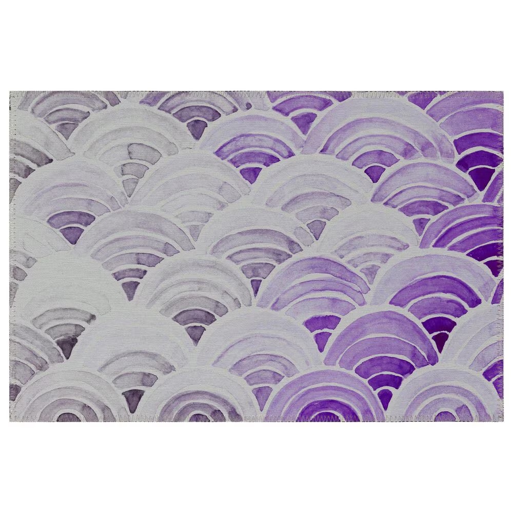 Dalyn Rug Company Seabreeze Geometric 2'6" x 3'10" Violet Area Rug