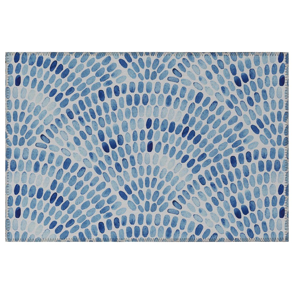 Dalyn Rug Company Seabreeze Geometric 2'6" x 3'10" Indigo Area Rug