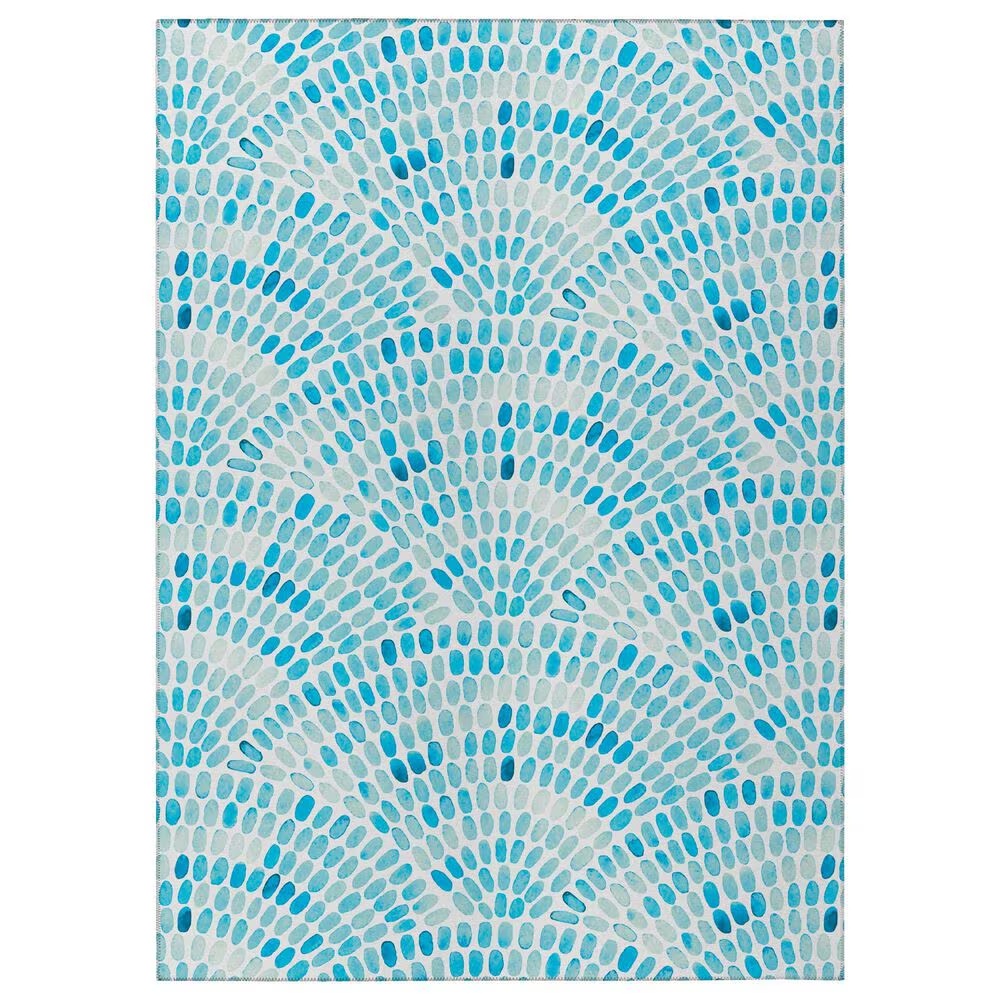 Dalyn Rug Company Seabreeze SZ7 6' x 9' Teal Area Rug