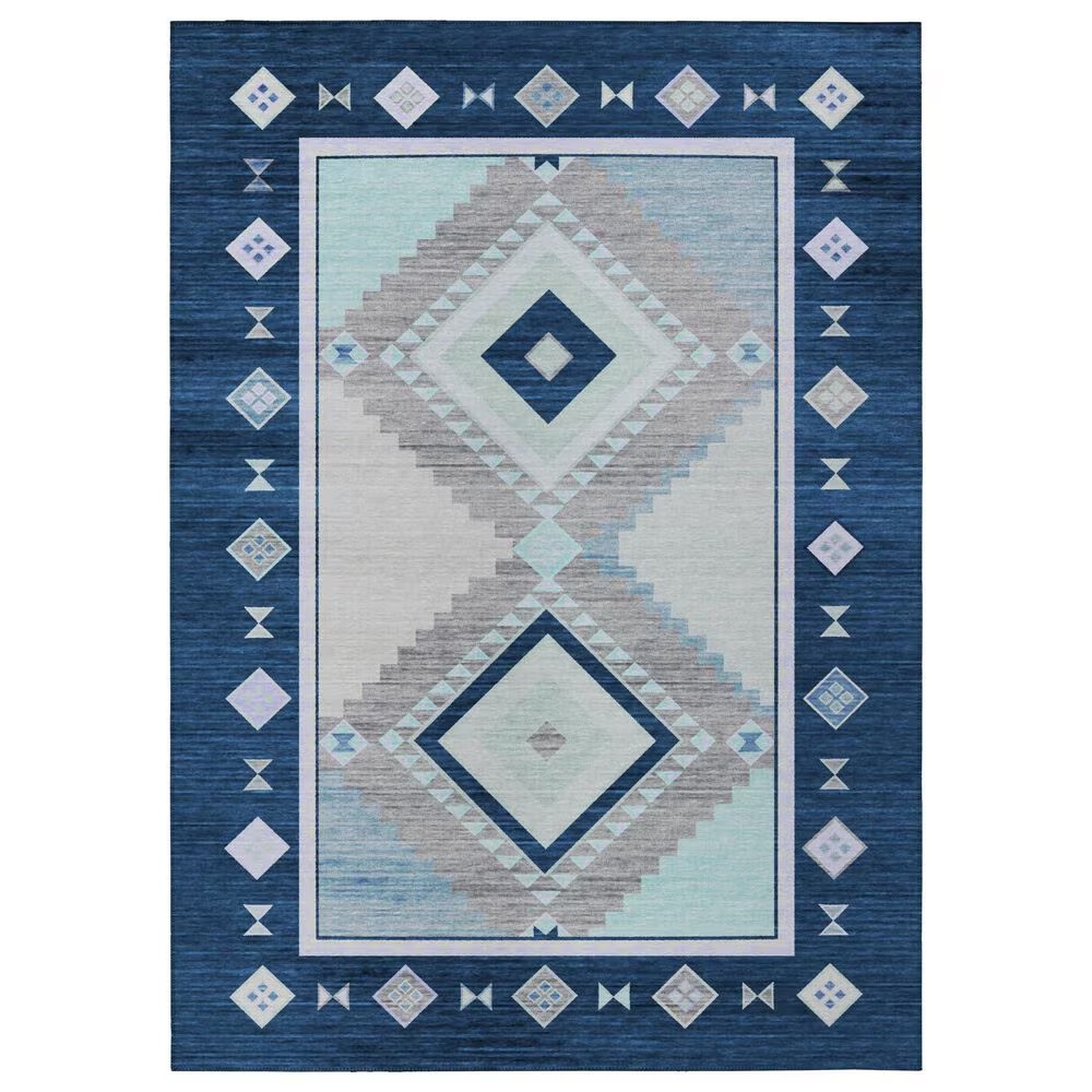Dalyn Rug Company Phoenix 5' x 7'6" Denim Indoor/Outdoor Area Rug