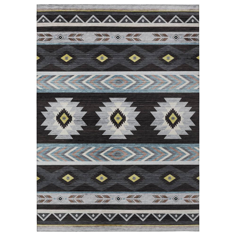 Dalyn Rug Company Phoenix PH3 5' x 7'6" Black Indoor/Outdoor Area Rug