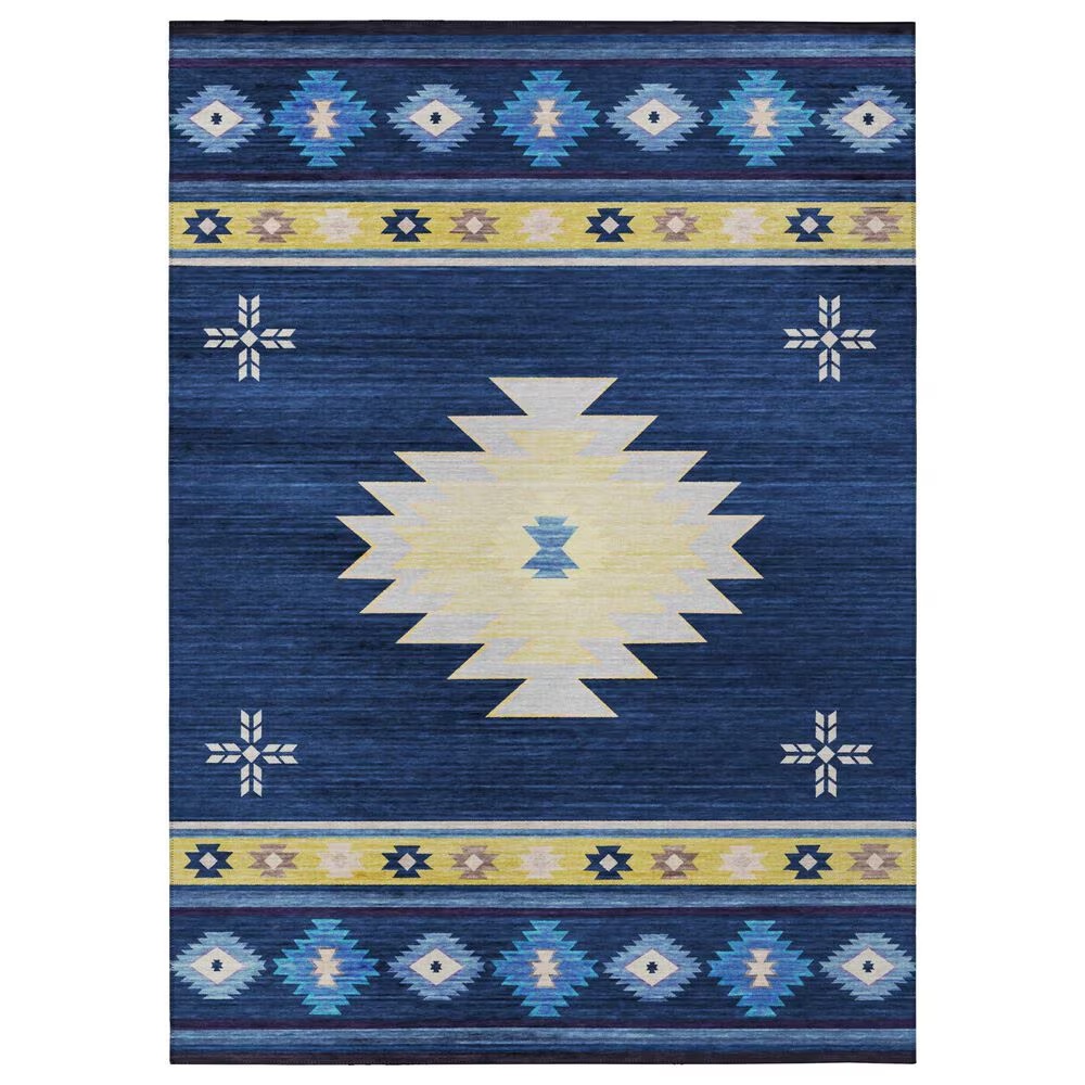 Dalyn Rug Company Phoenix 5' x 7'6" Navy Indoor/Outdoor Area Rug