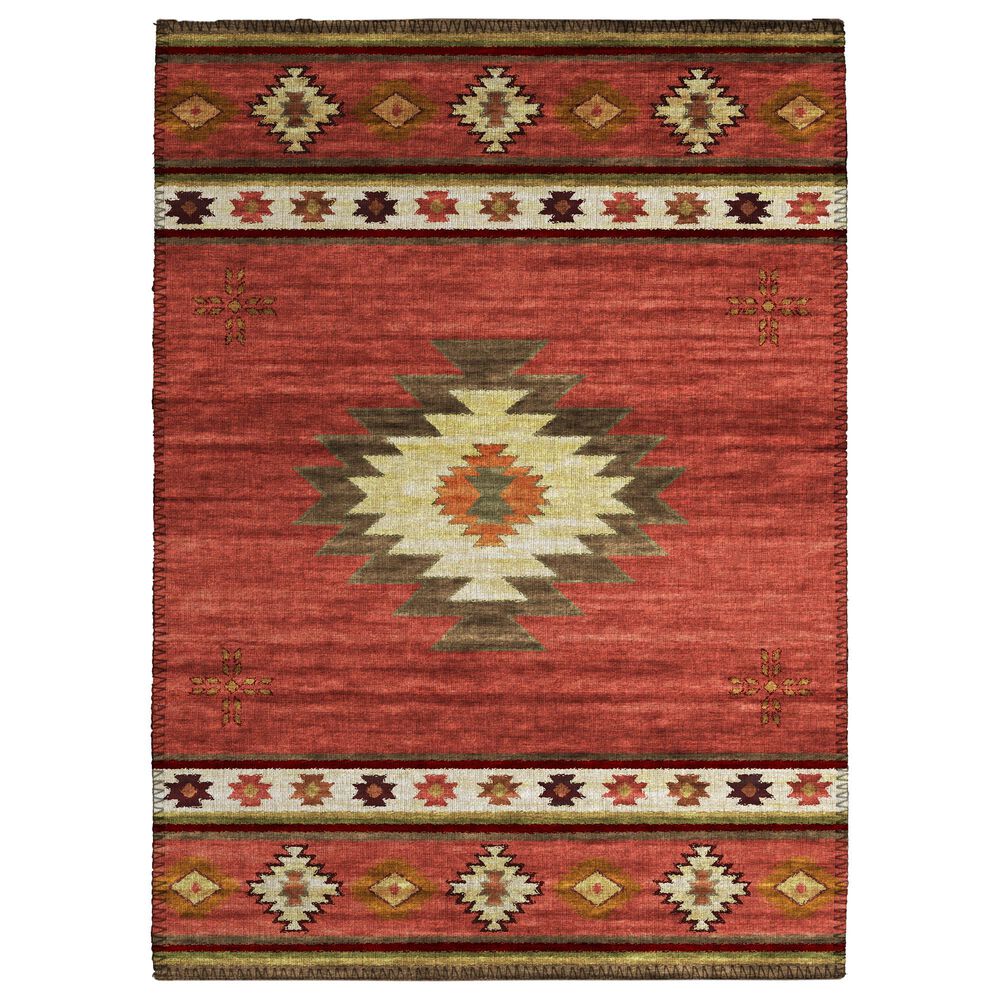 Dalyn Rug Company Phoenix 2'6" x 3'10" Paprika Indoor/Outdoor Area Rug