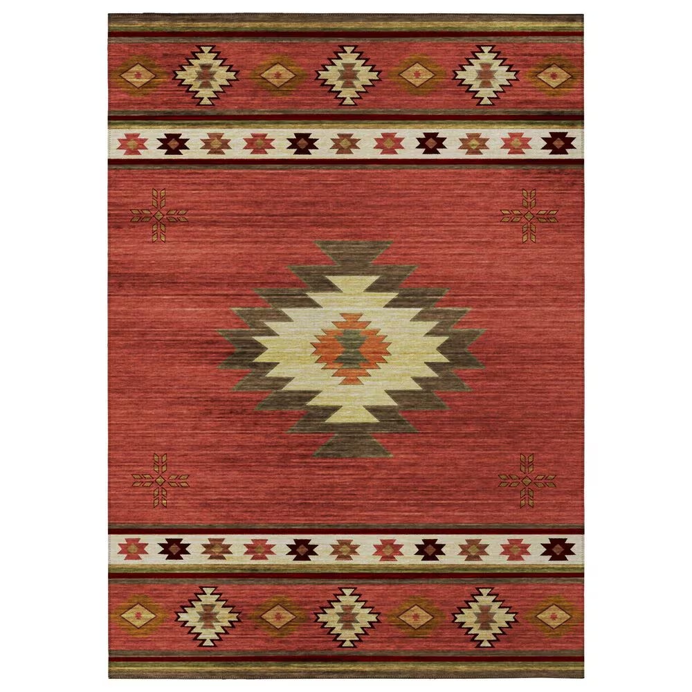 Dalyn Rug Company Phoenix 3' x 5' Paprika Indoor/Outdoor Area Rug