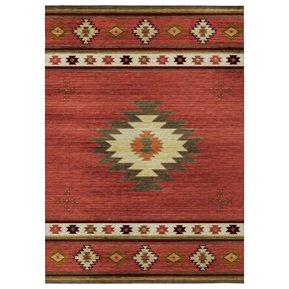 Dalyn Rug Company Phoenix 5' x 7'6" Paprika Indoor/Outdoor Area Rug