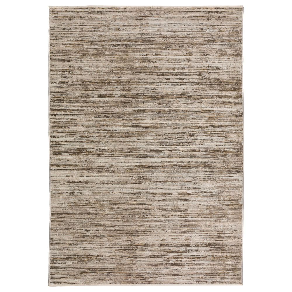 Dalyn Rug Company Denizi Striped 3'3" x 5'3" Mocha Area Rug