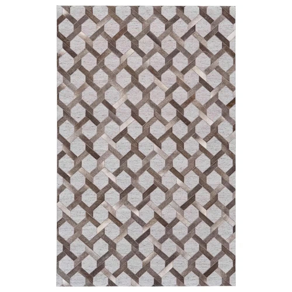 Feizy Fannin 9'6" x 13'6" Steel and Storm Area Rug