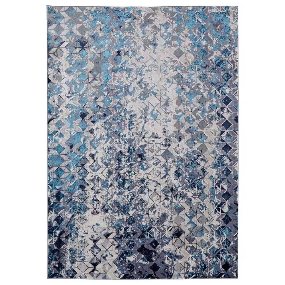 Feizy Indio 6'7" x 9'6" Blue Area Rug