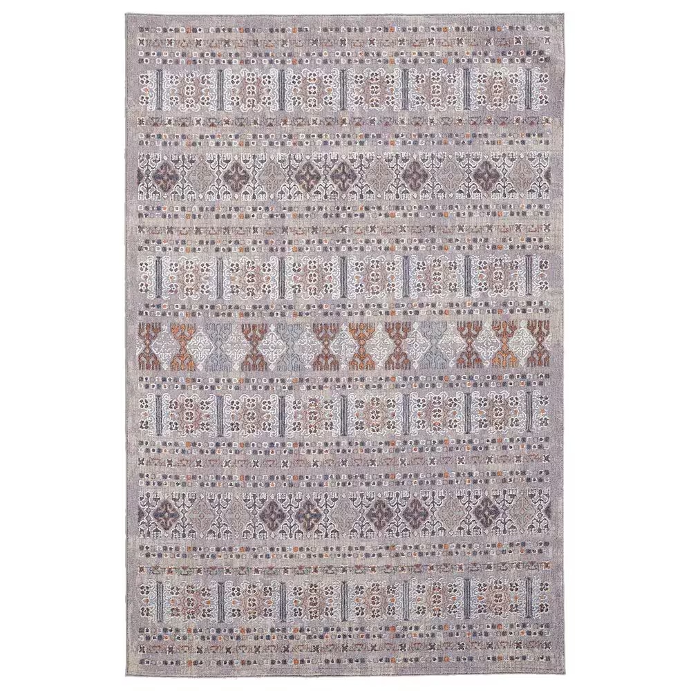 Feizy Francisco 12' x 15' Rust and Gray Area Rug