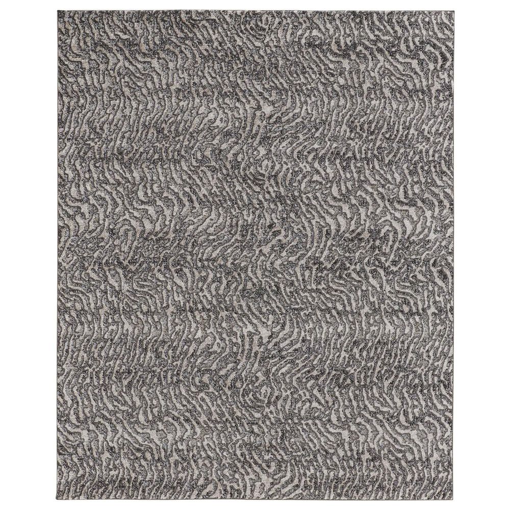 Feizy Rugs Vancouver 8' x 10' Beige and Charcoal Area Rug