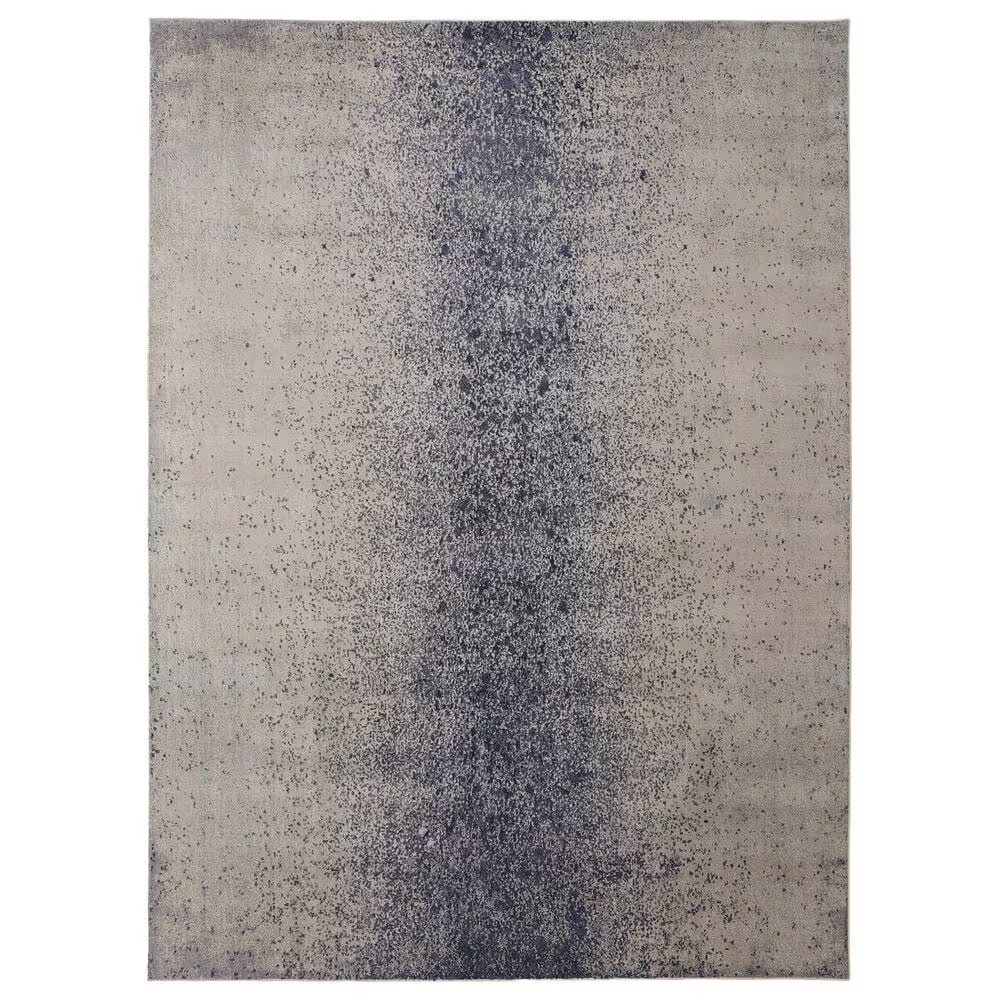 Feizy Astra 3'11" x 6' Ivory and Blue Area Rug