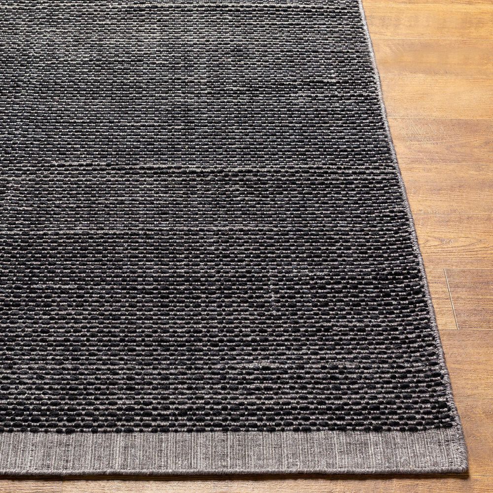 Surya Sycamore 2' x 3' Black and Charcoal Area Rug