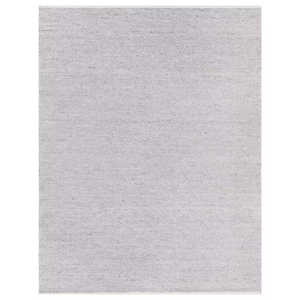 Surya Azalea Solid 8' x 10' Slate, Off White and Ink Blue Indoor/Outdoor Area Rug