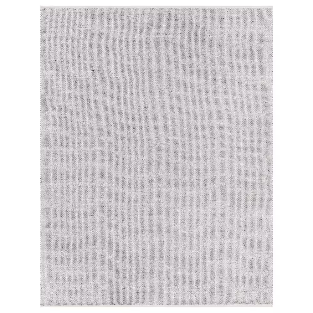Surya Azalea Solid 8'10" x 12' Slate, Off White and Ink Blue Indoor/Outdoor Area Rug