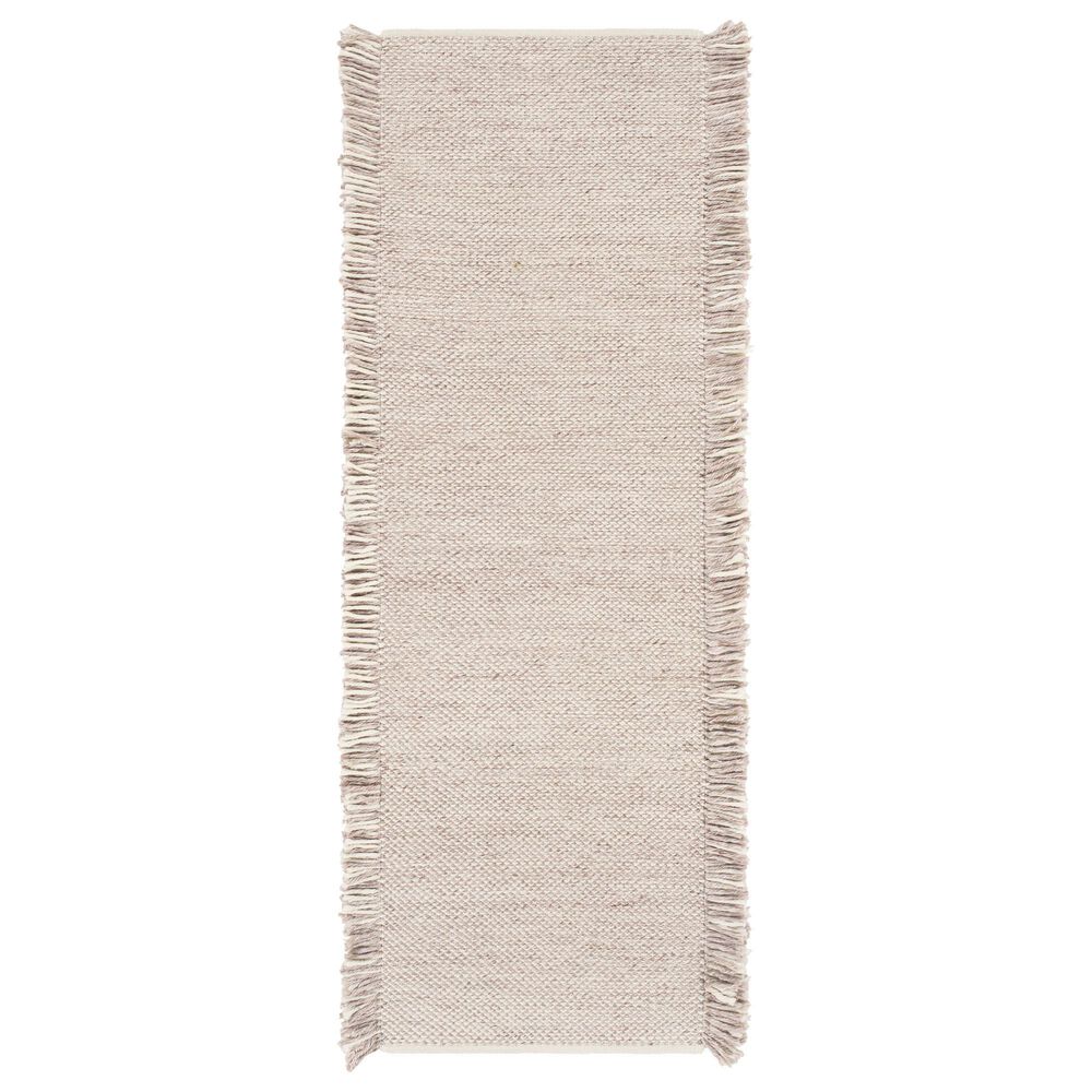 Surya Azalea 2'6" x 8' Taupe and Cream Indoor/Outdoor Runner
