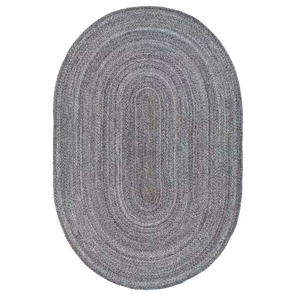 Surya Azalea 6' x 9' Oval Brown, Gray, Black and Cream Area Rug