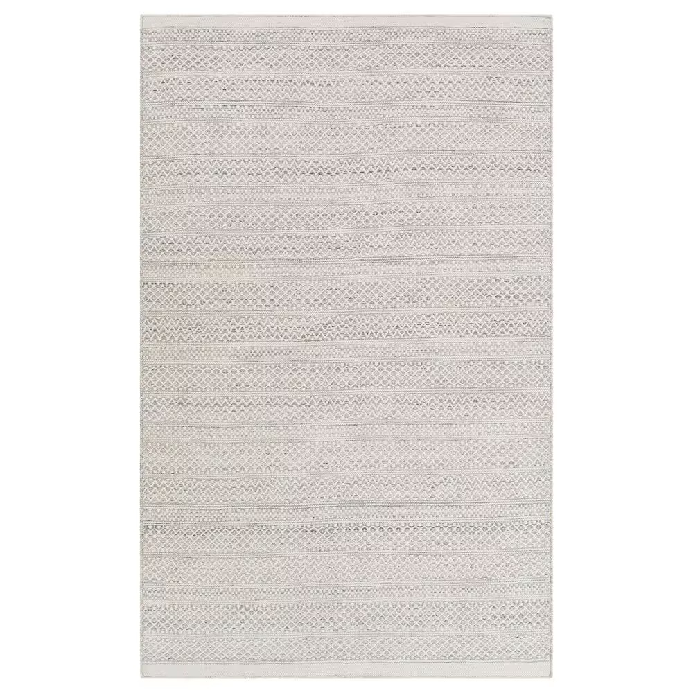 Surya Azalea 5' x 7'6" Charcoal, Light Beige and Tan Area Rug