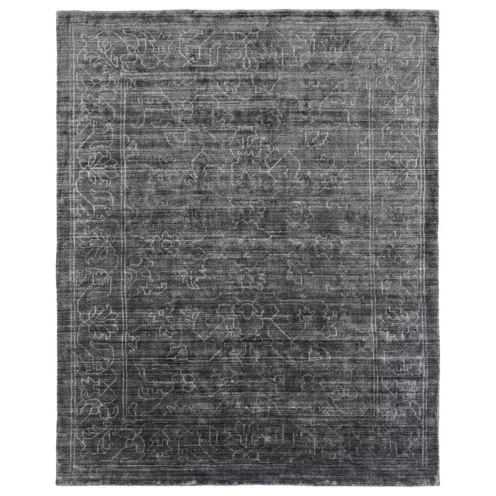 Surya Hightower 12' x 15' Charcoal and Light Gray Area Rug