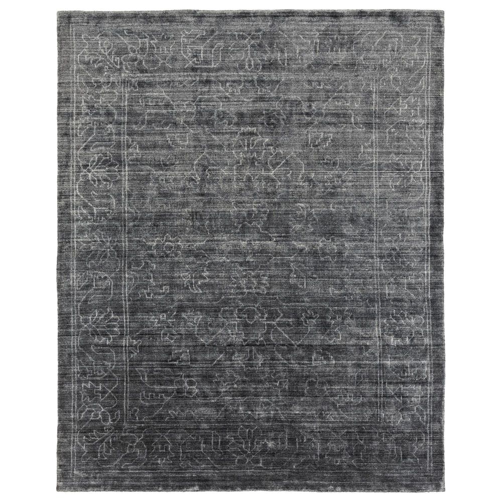 Surya Hightower 9' x 13' Charcoal and Light Gray Area Rug