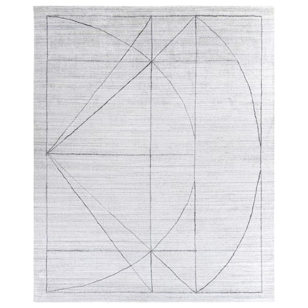 Surya Hightower 10' x 14' Charcoal, White and Black Area Rug