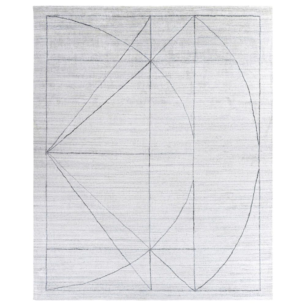 Surya Hightower 12' x 15' Charcoal, White and Black Area Rug