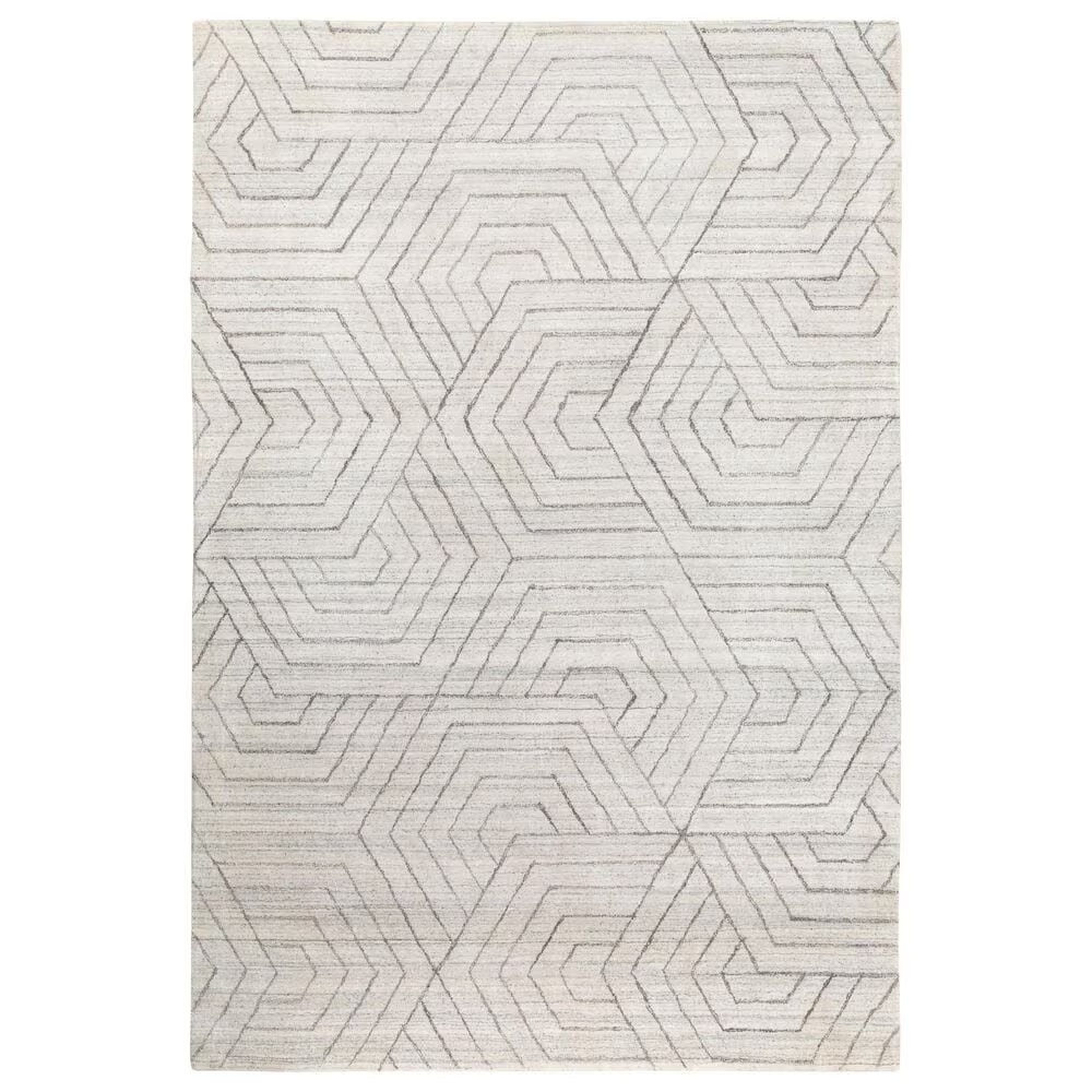 Surya Hightower 4' x 6' Charcoal and Brown Area Rug