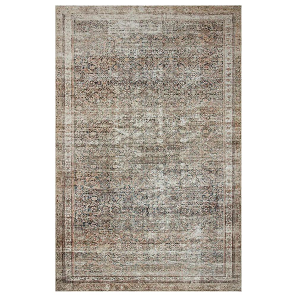 Chris Loves Julia x Loloi Jules 7'6" x 9'6" Ink and Terracotta Area Rug