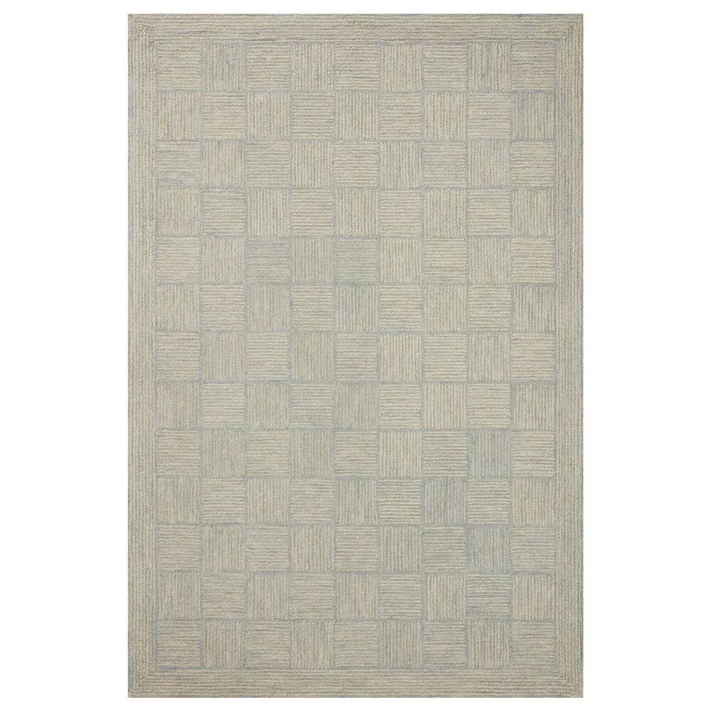 Chris Loves Julia x Loloi Francis 8'6" x 12' Silver and Sky Area Rug