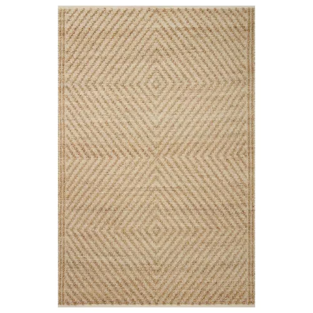 Angela Rose Colton 7'6" x 9'6" Natural and Ivory Area Rug