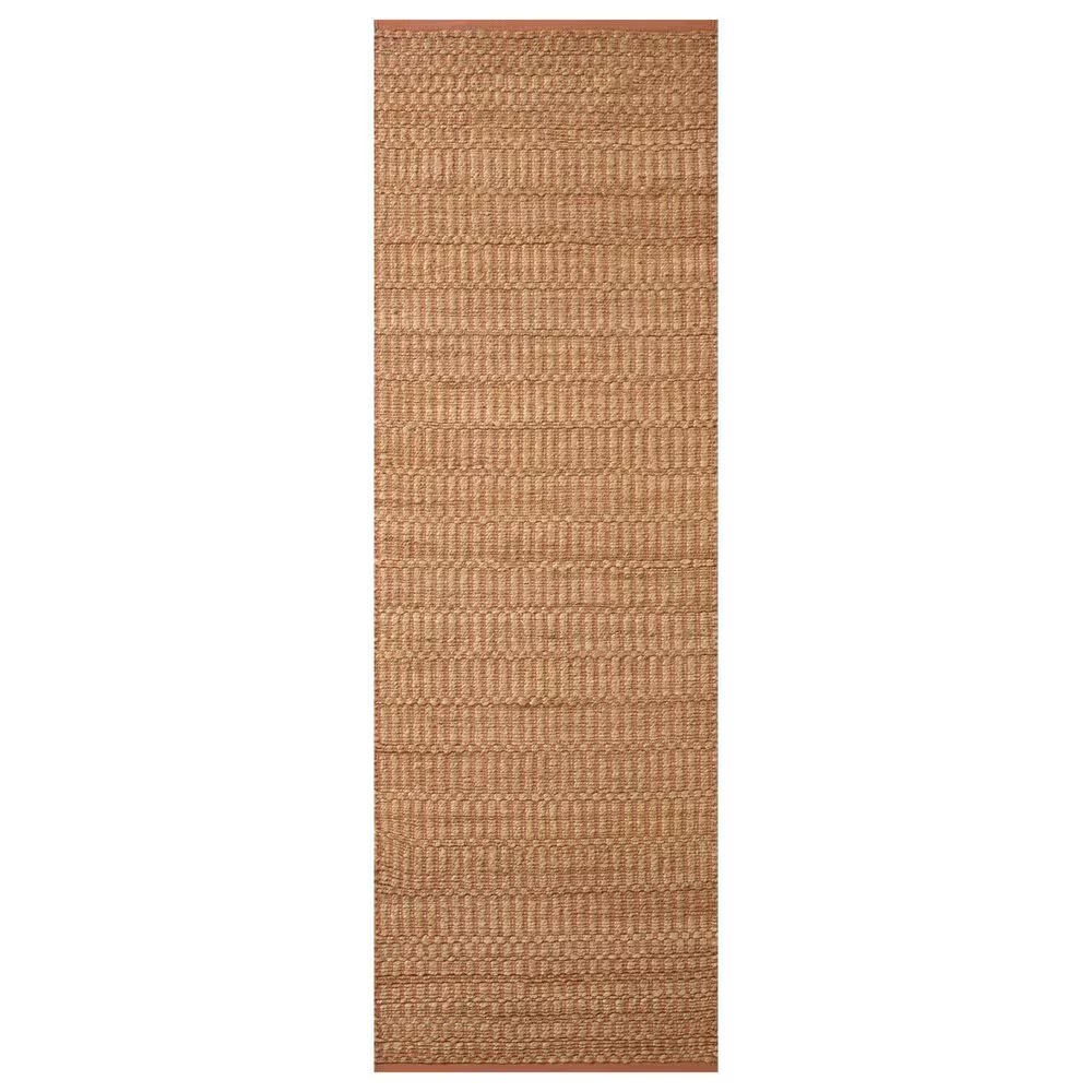 Angela Rose Colton 2'6" x 8' Natural and Clay Runner