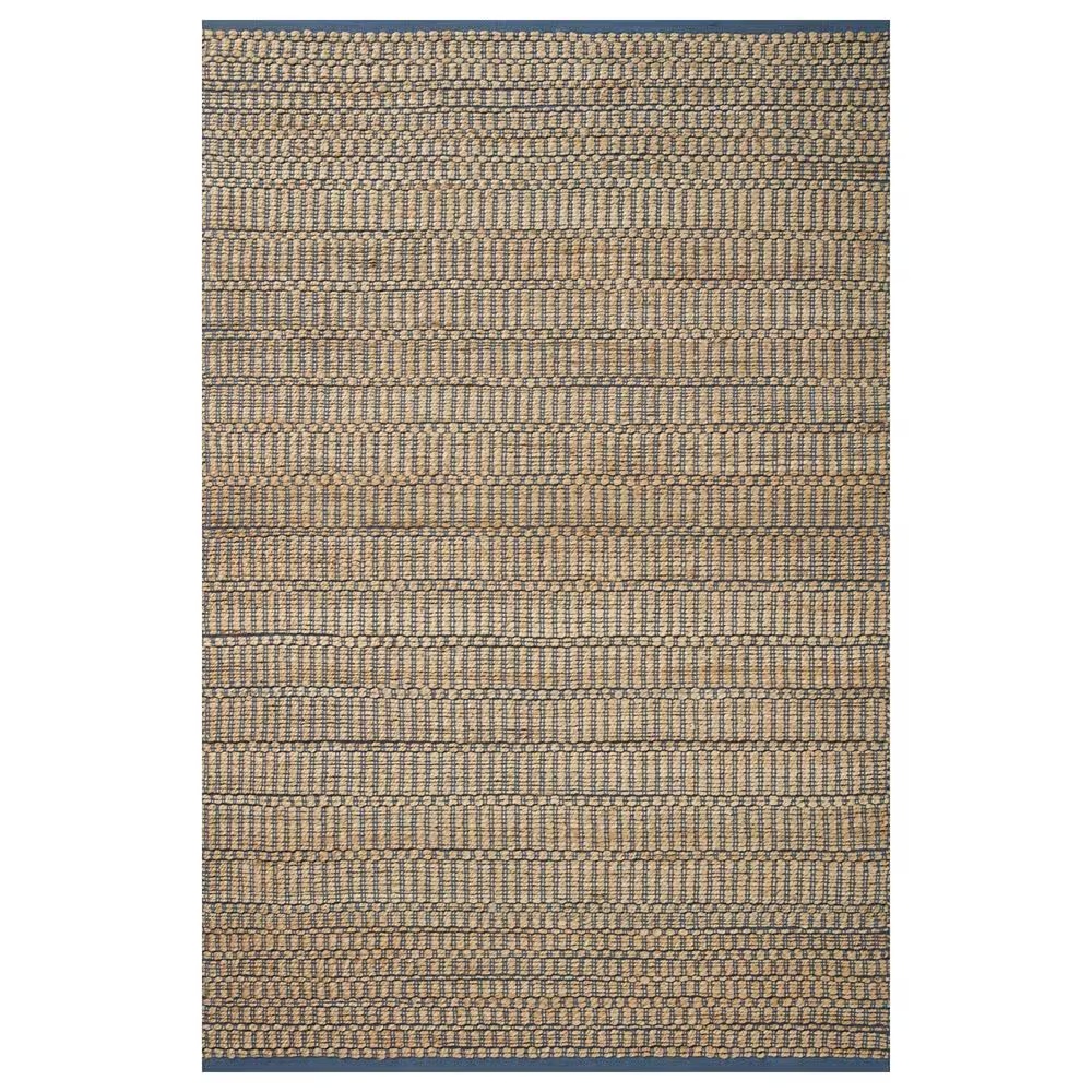 Angela Rose Colton 7'6" x 9'6" Natural and Navy Area Rug