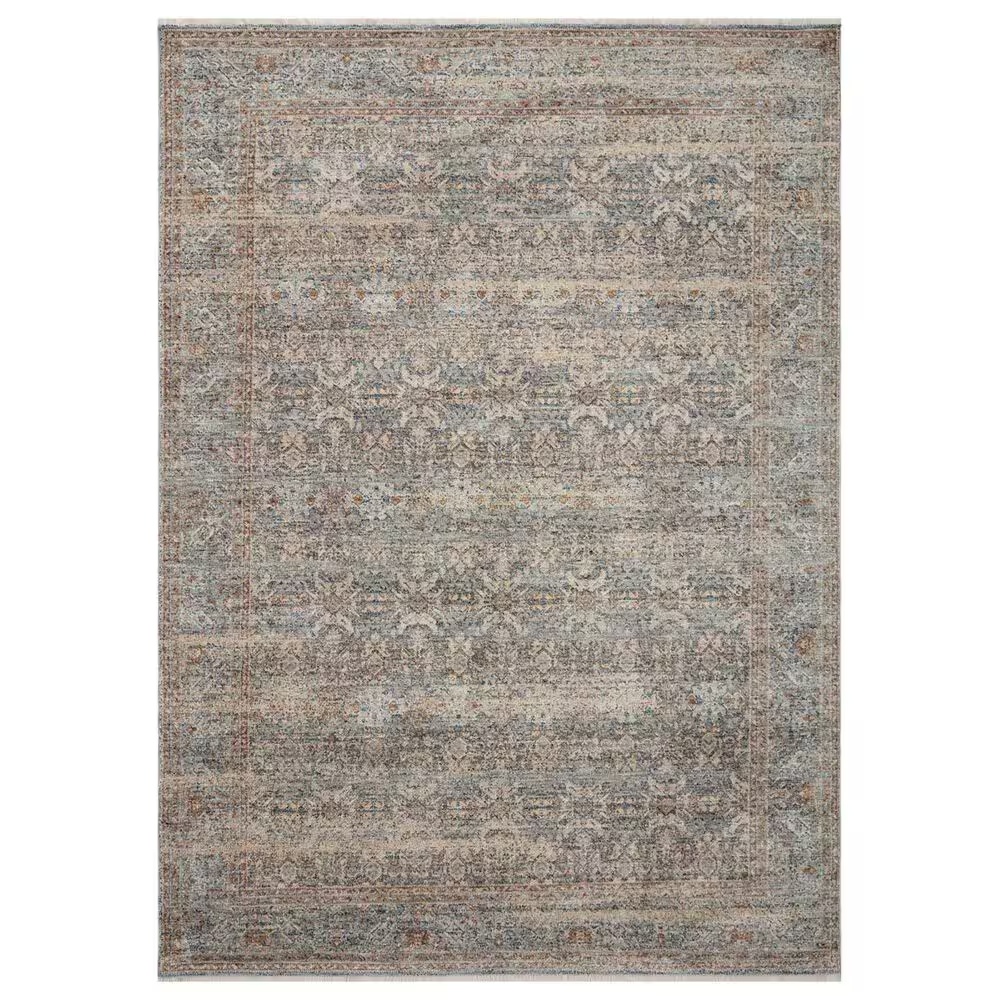 Angela Rose Blake 2' x 3' Ocean and Mocha Area Rug