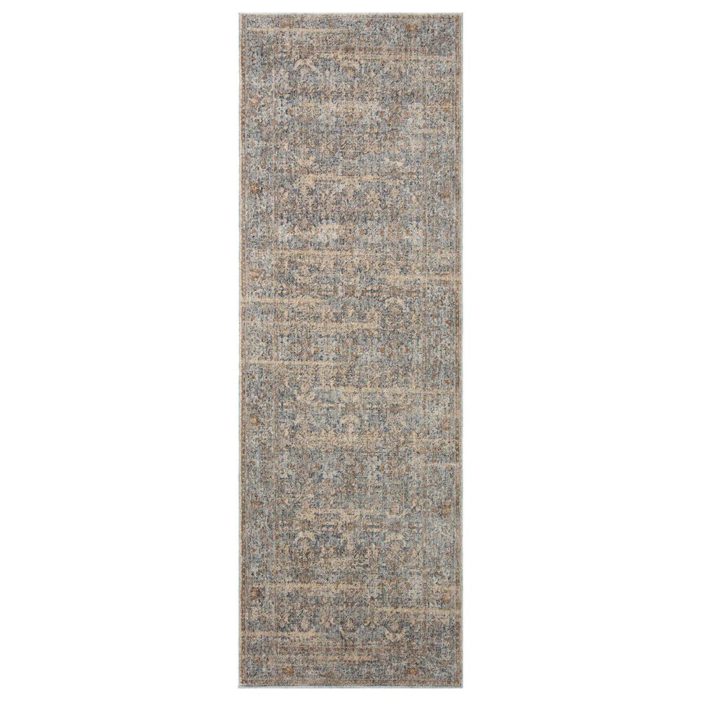 Angela Rose Blake 2'7" x 13' Ocean and Mocha Runner