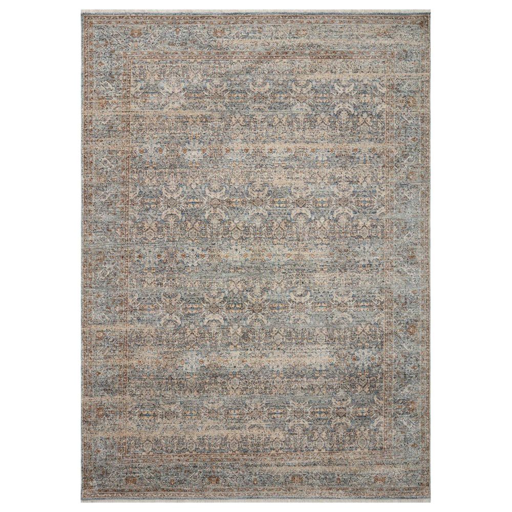 Angela Rose Blake 9' x 13' Ocean and Mocha Area Rug