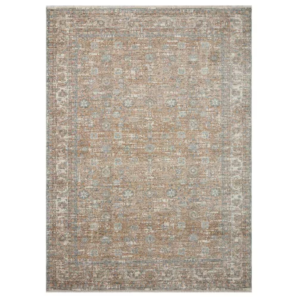 Angela Rose Blake 2' x 3' Sand and Sky Area Rug